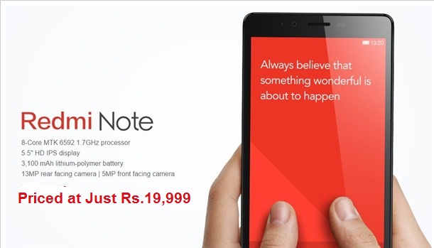 Xiaomi Smartphones - Xiaomi Redmi Note