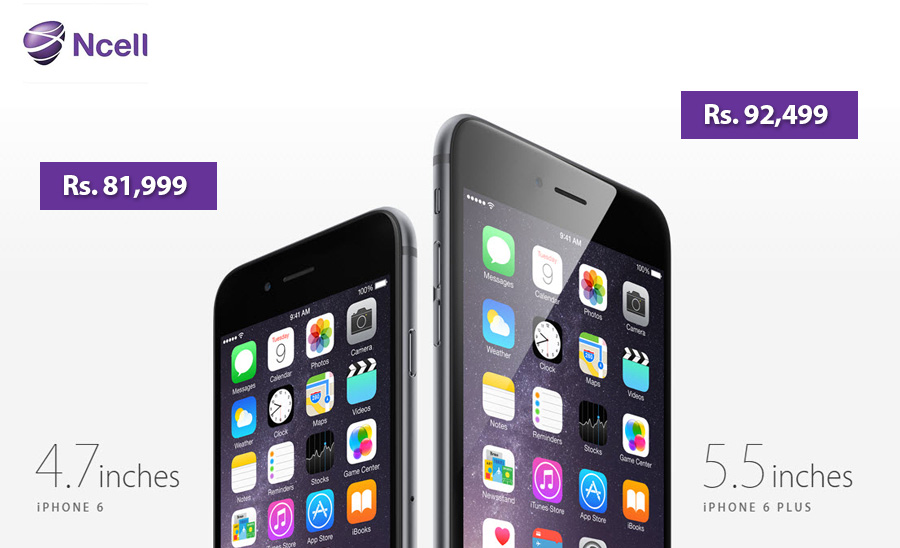 iPhone 6 Price in Nepal (NCELL Price)