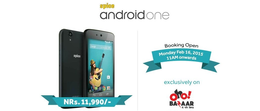 Android One phone in Nepal : Spice launch