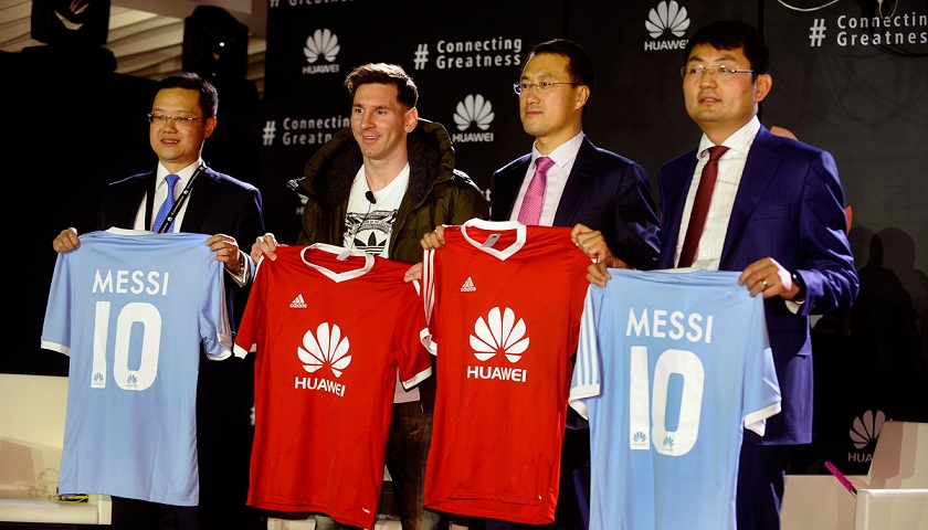 Official: Lionel Messi leaves Samsung to join Huawei