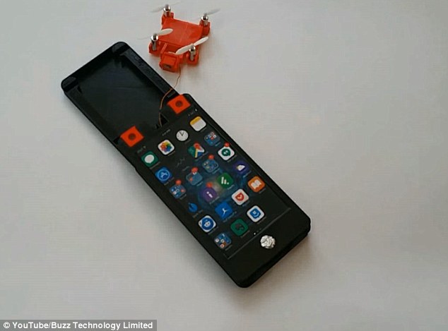 Meet a Phone case that comes with a built-in Drone