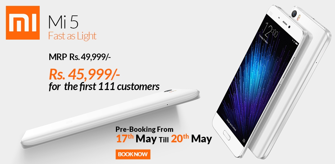 Xiaomi Mi5 now also available on Sasto Deal