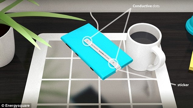 This sticker lets you wirelessly charge your smartphone