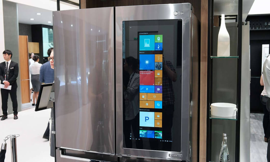 Windows 10 on a Fridge! LG Unveiled Instaview Fridge at IFA 2016