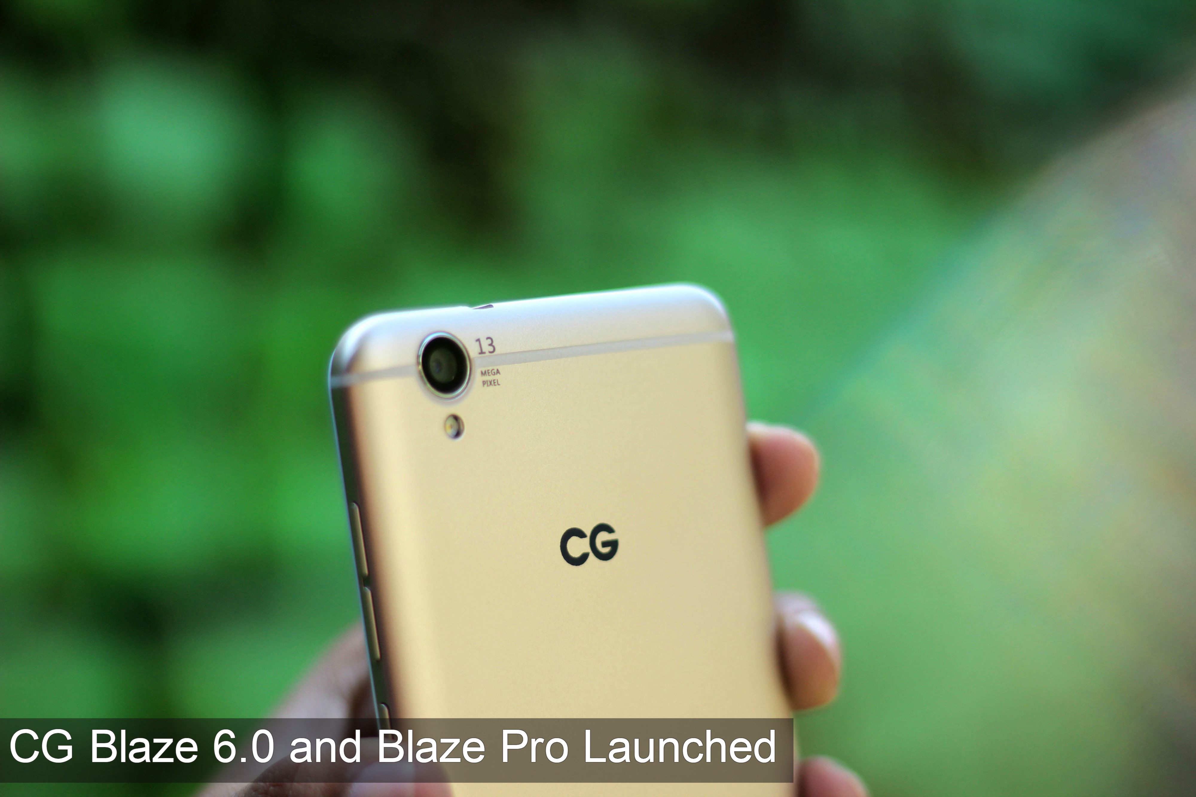 CG launches Budget oriented Blaze 6.0 and Blaze Pro smartphones in Nepal
