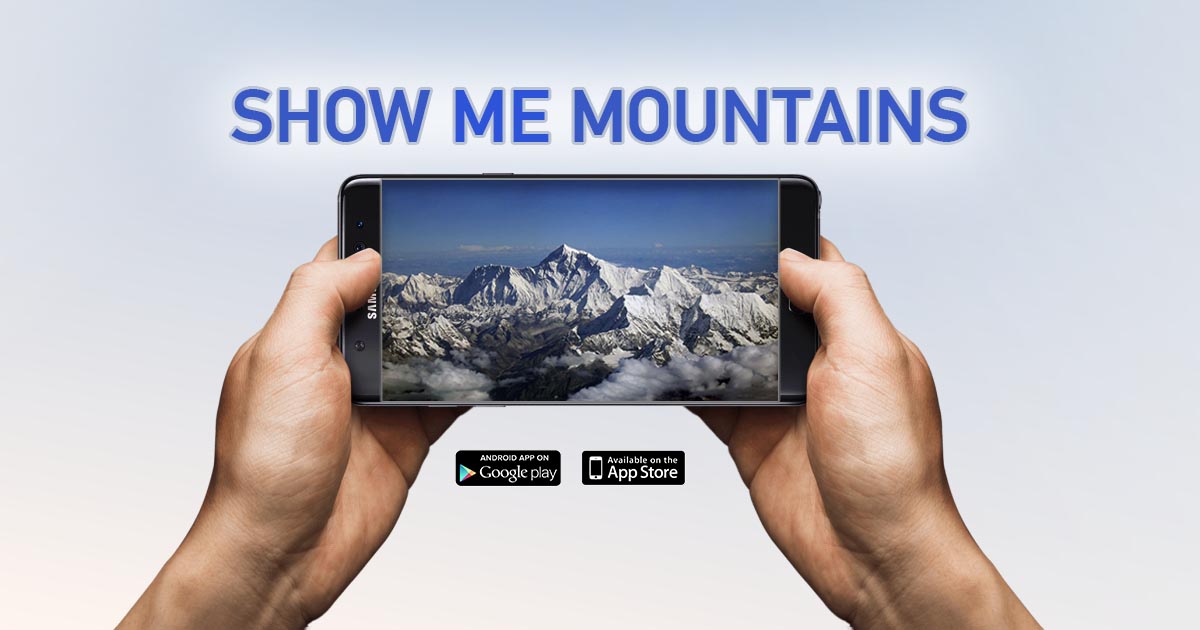 Show Me Mountains - Discover the mountains around you with this app