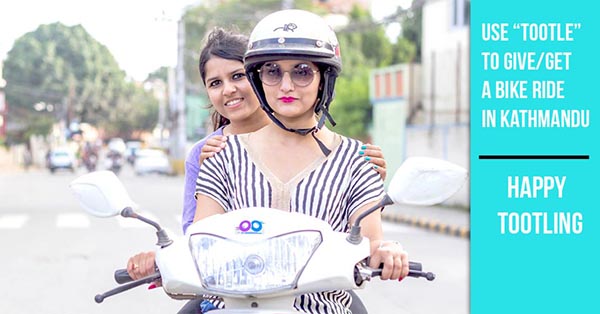 Tootle - a new way to get/give a ride in Kathmandu