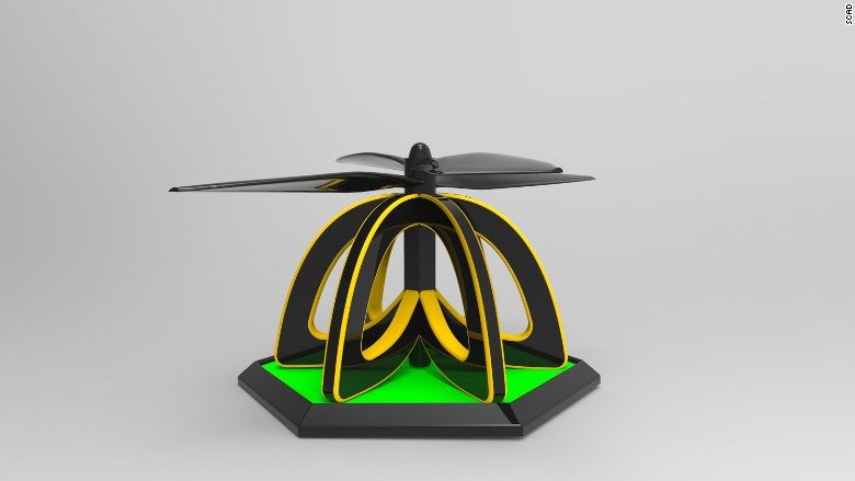 This drone can pollinate flowers like a bee