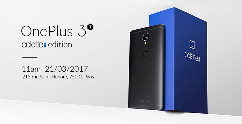 Special limited edition OnePlus 3T Colette edition you probably cannot buy