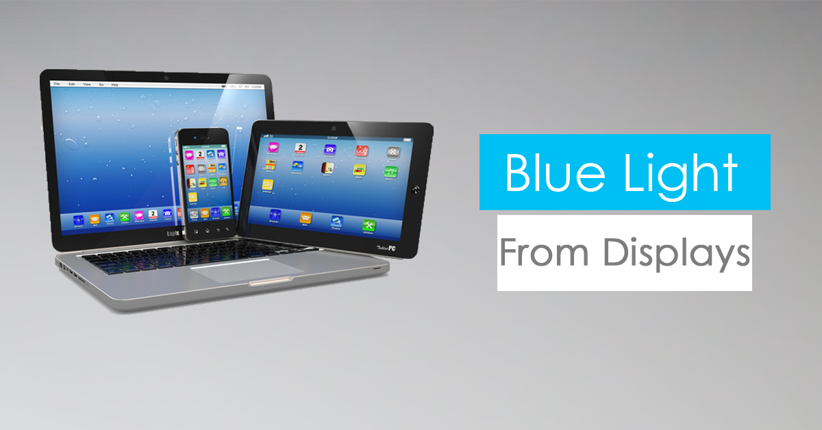 What's the blue light from the display doing to you?