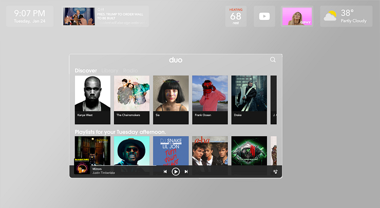 Superhero style AI powered mirror-computer is here!