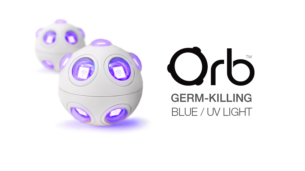 Kickstarter Project: This ball emits safe UV light to kill harmful germs