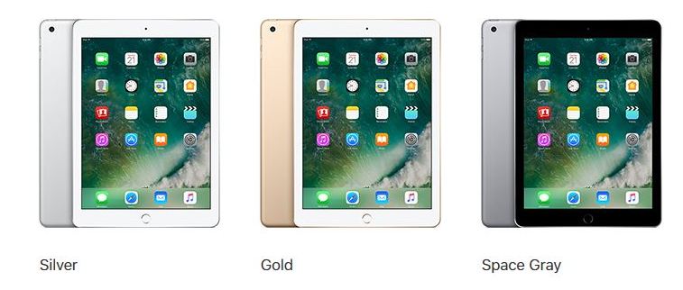 Apple ipad colors