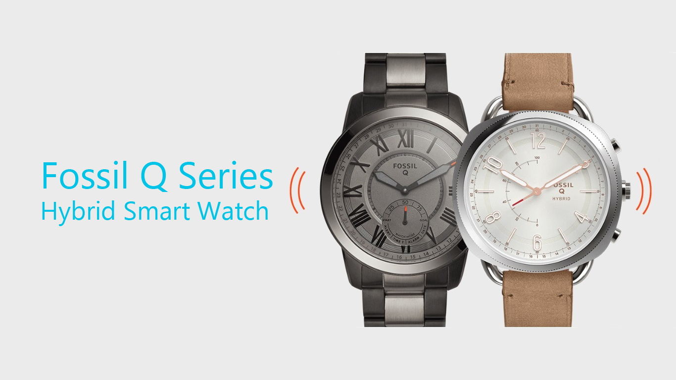 Fossil Q Hybrid Smart Watch: A blend between a fitness tracker and a regular watch