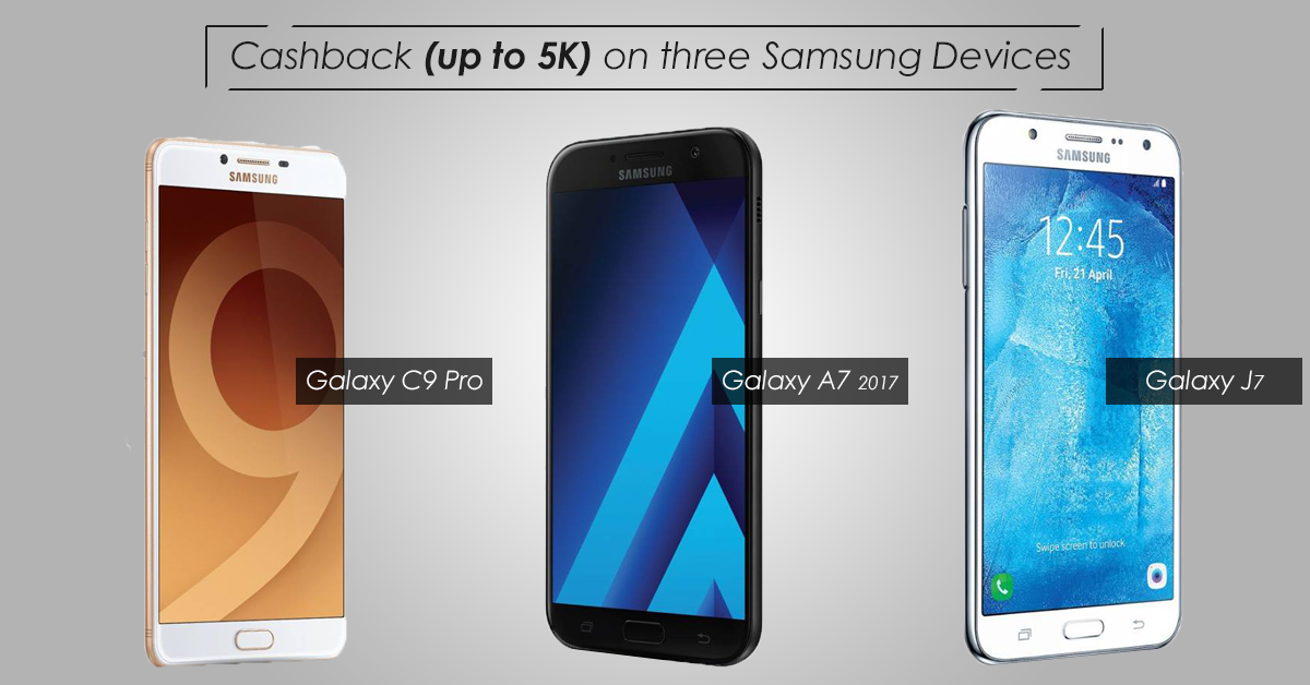 Samsung is offering Cashbacks up to 5K on three different models!