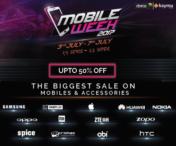 Daraz kaymu mobile week brands