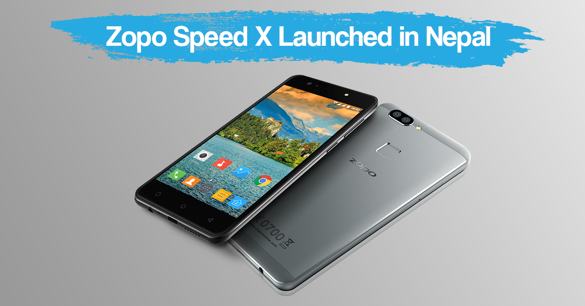 Zopo Speed X with Nougat 7.0 & Dual Camera Launched in Nepal