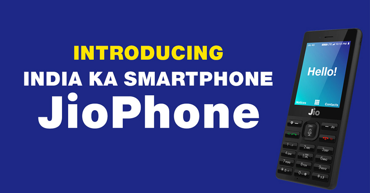 Reliance Jio Phone - "Effectively a free phone"