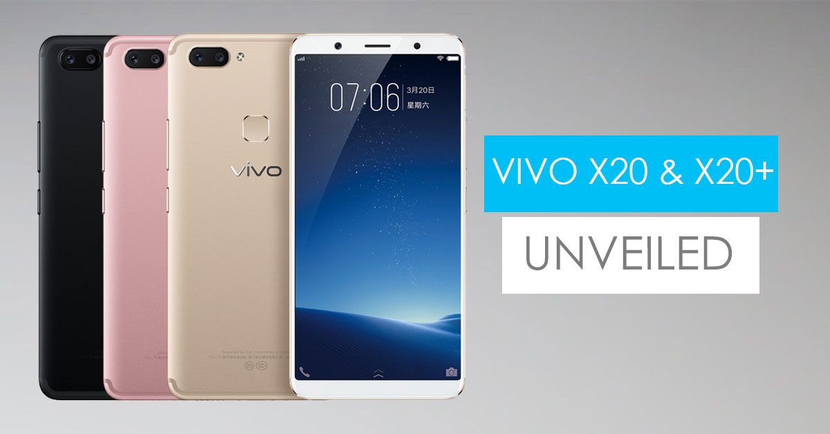 Vivo x20 and x20 Plus launched with 18:9 Super AMOLED Display