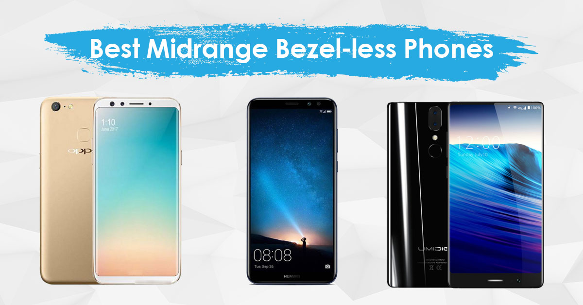 Best Mid-range Phones with (near) Bezel-less Display in Nepal