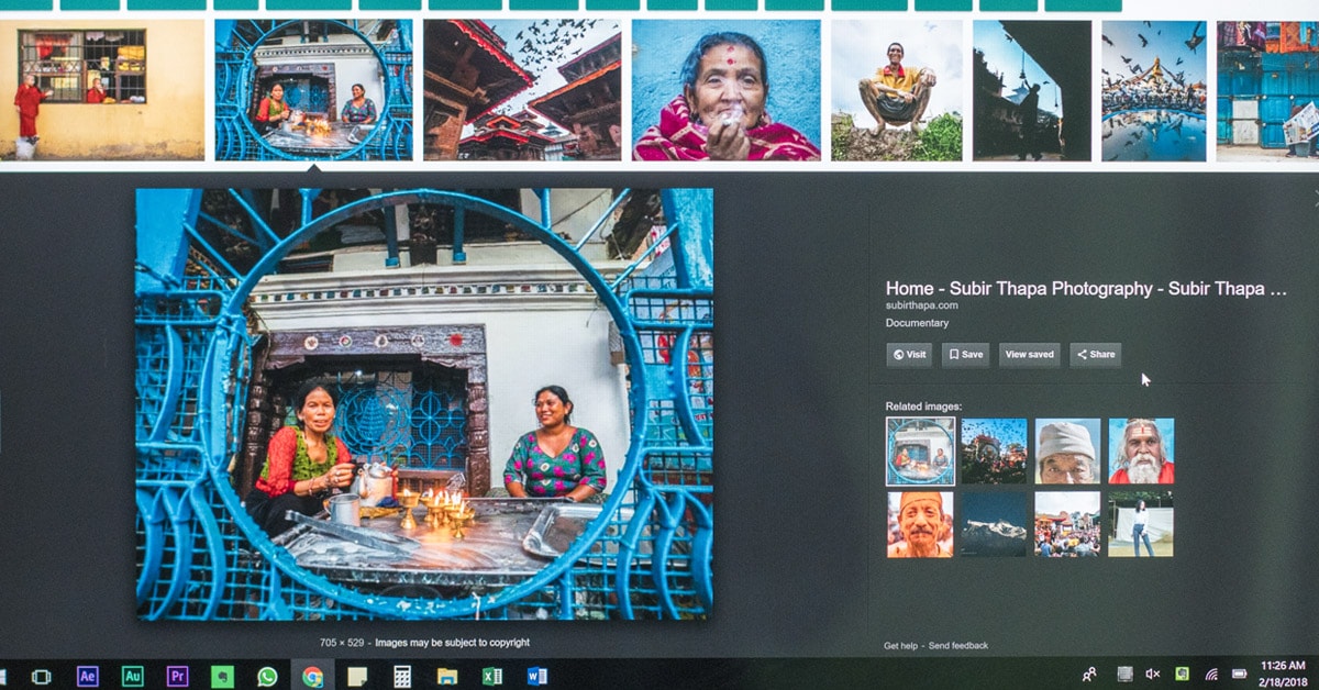 Google removes 'view image' button in its image search results