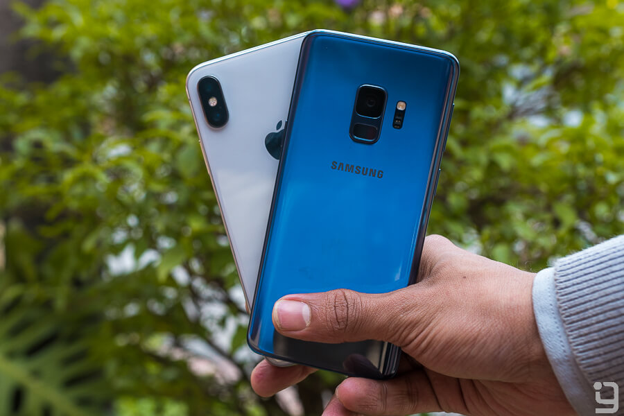 iphone x comparision samsung galaxy s9 s9 plus