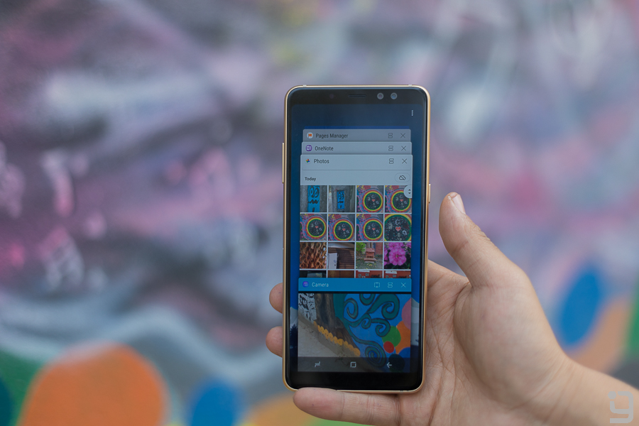 Samsung Galaxy A8+ 2018 Multitasking Performance