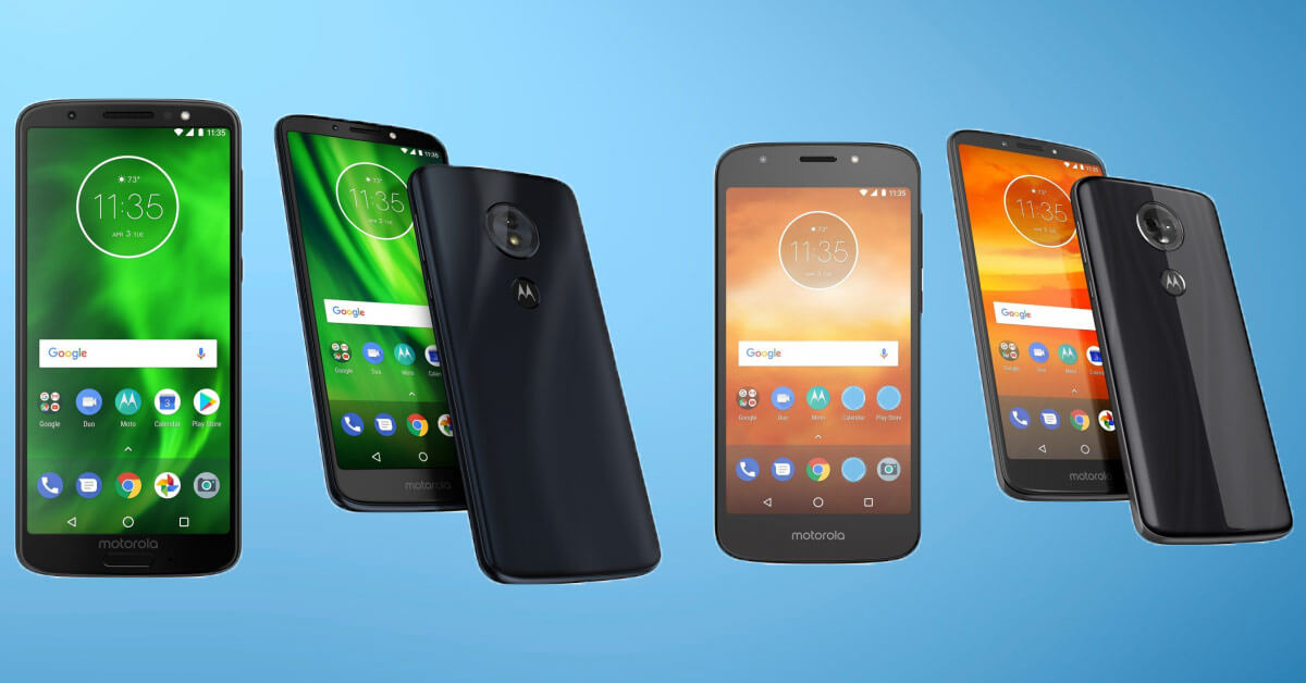 Motorola announces Moto G6 series and Moto E5 series smartphones