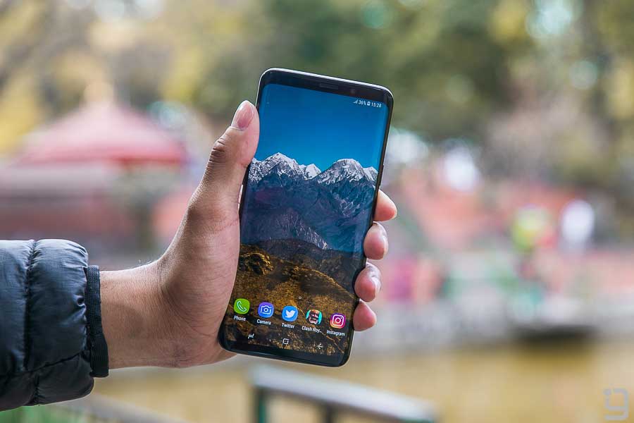 samsung galaxy s9 review display