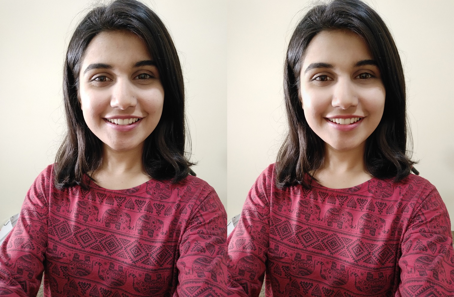 vivo v9 normal vs beauty mode 