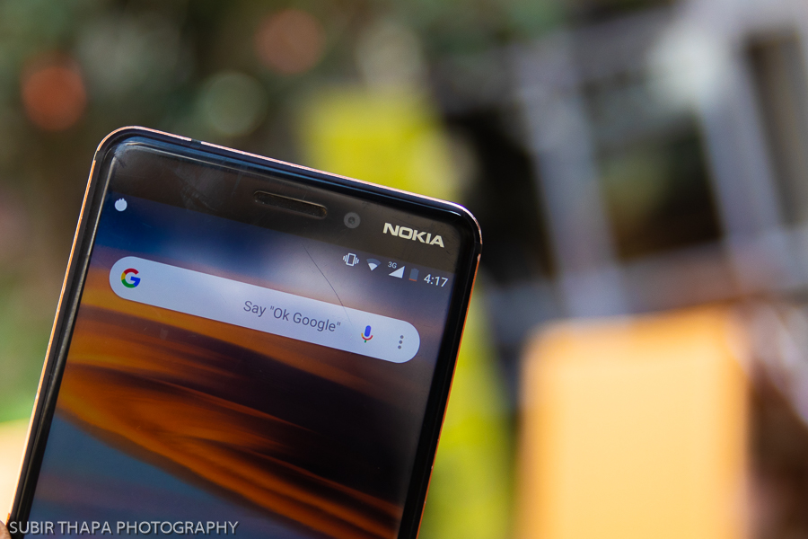 Nokia 6 2018 review front camera view