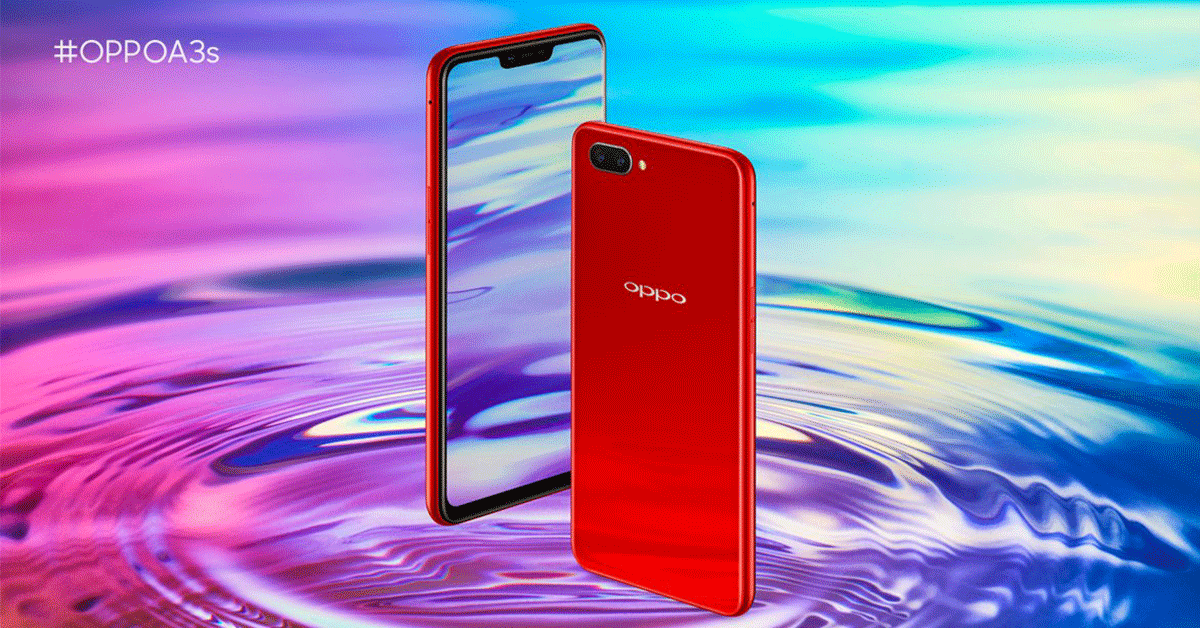 Oppo A3s launched with 19:9 aspect ratio and 4230 mAh battery!