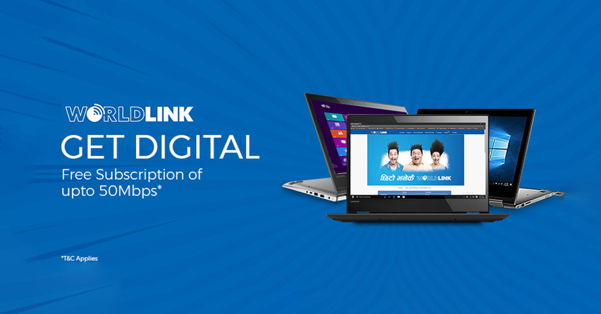 Deal Alert: Daraz is giving out up to 50mbps free Worldlink internet on laptop computers