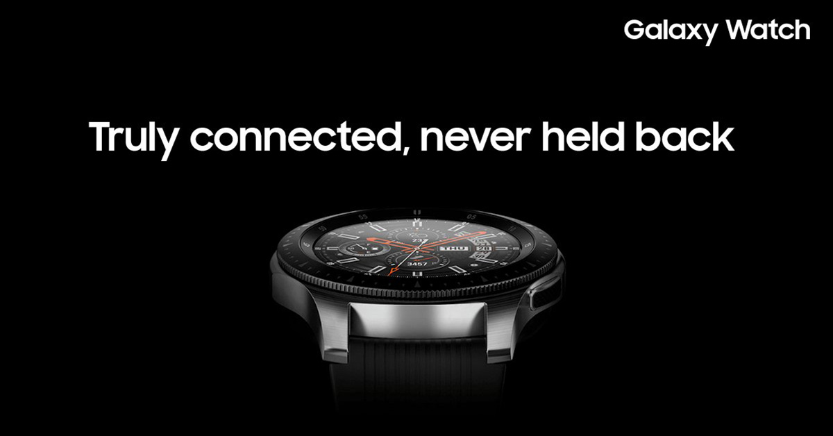 Samsung launches the Galaxy Watch with bigger battery and wireless charging