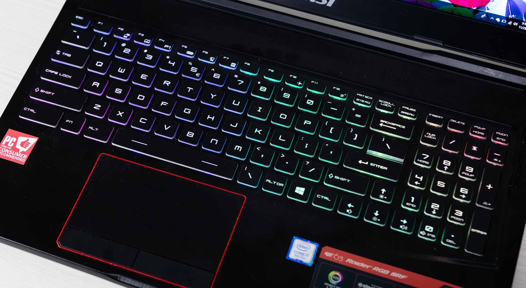 msi ge63 raider rgb 8rf keyboard