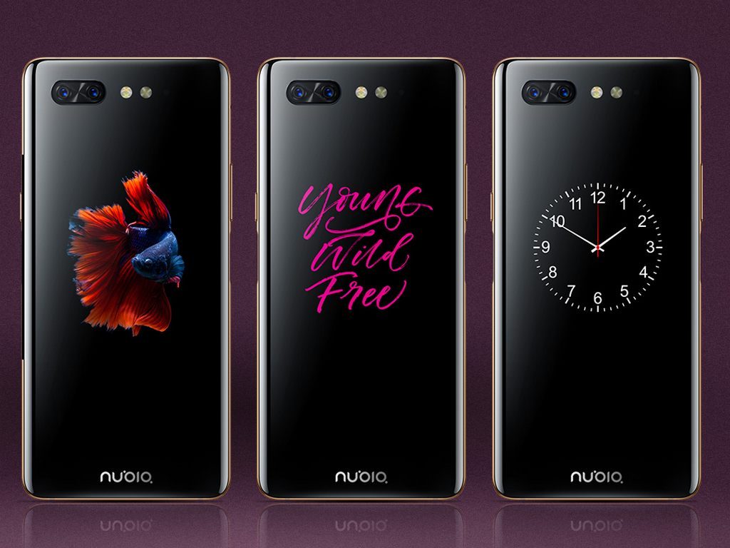 zte nubia x display