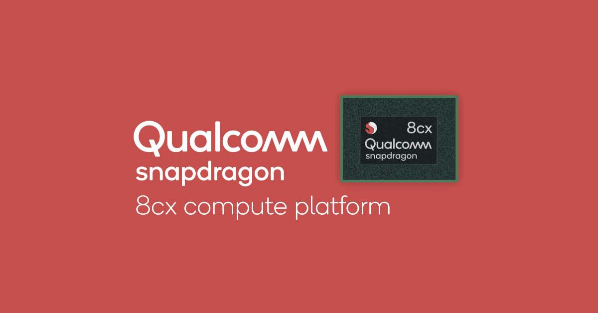 Qualcomm announces the Snapdragon 8cx SoC built for Windows 10 devices