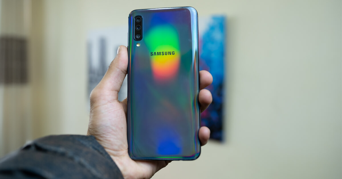samung galaxy a50 back