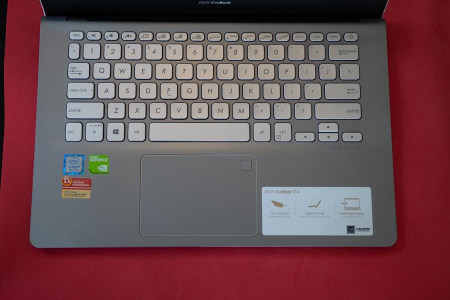 asus vivobook s14 keyboard