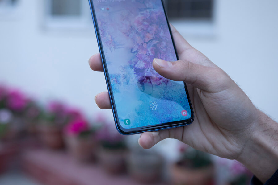 samsung galaxy a70 fingerprint scanner