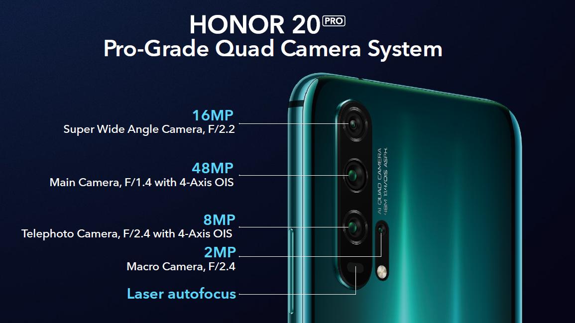 honor 20 pro camera setup