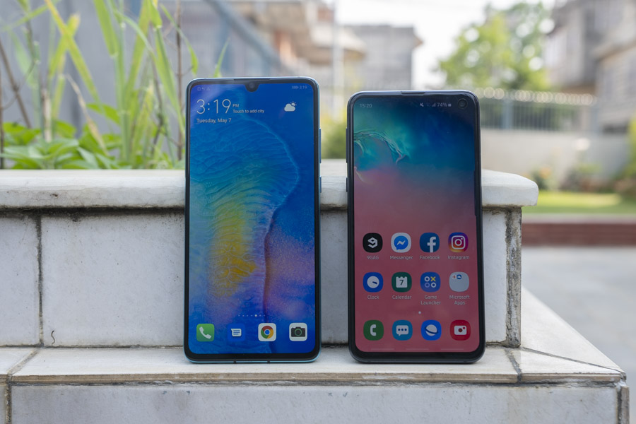 samsung galaxy s10e vs huawei p30 2