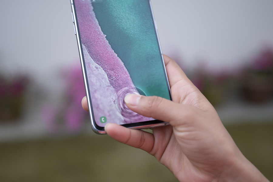 samsung galaxy a80 review finger print sensor
