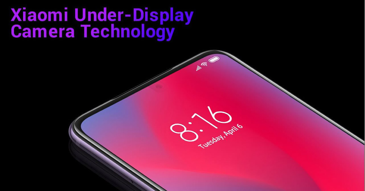 Xiaomi follows suit: World's second under-display camera!