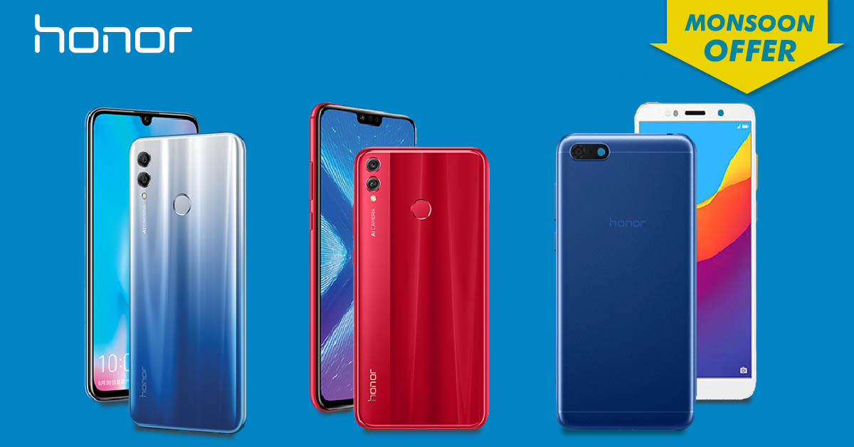 Honor Phones receive Price Drop: Monsoon discounts!