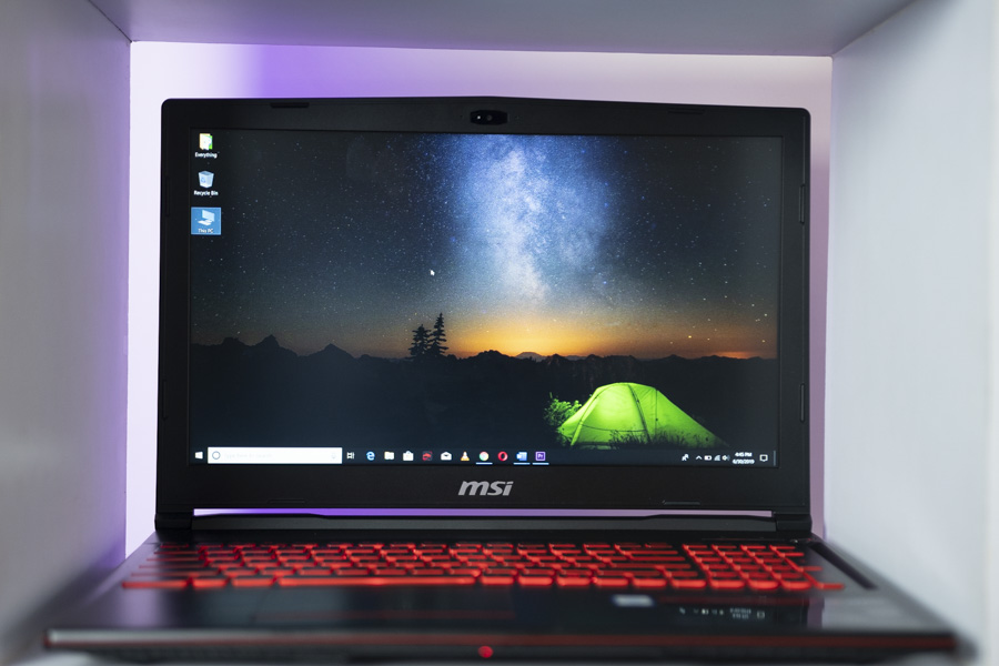 msi gl63 9rds display