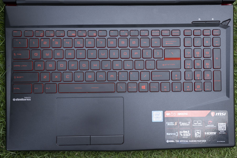 msi gl63 9rds keyboard