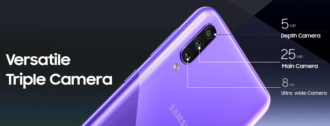Samsung A30s Triple Camera Setup