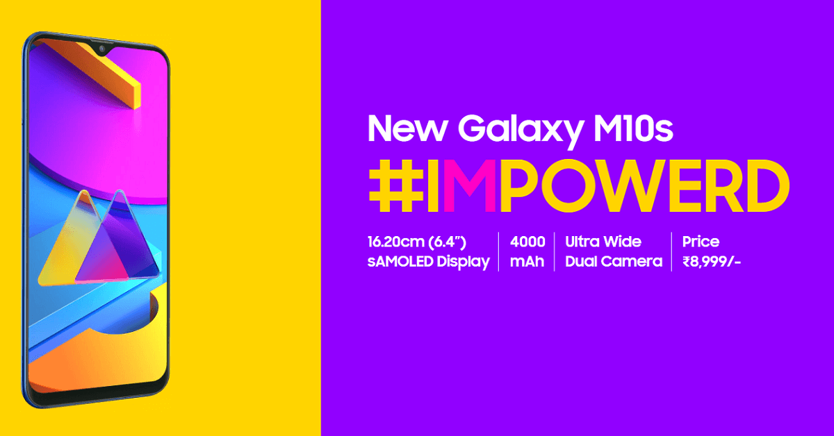 Samsung Galaxy M10s announced; Won't Launch in Nepal