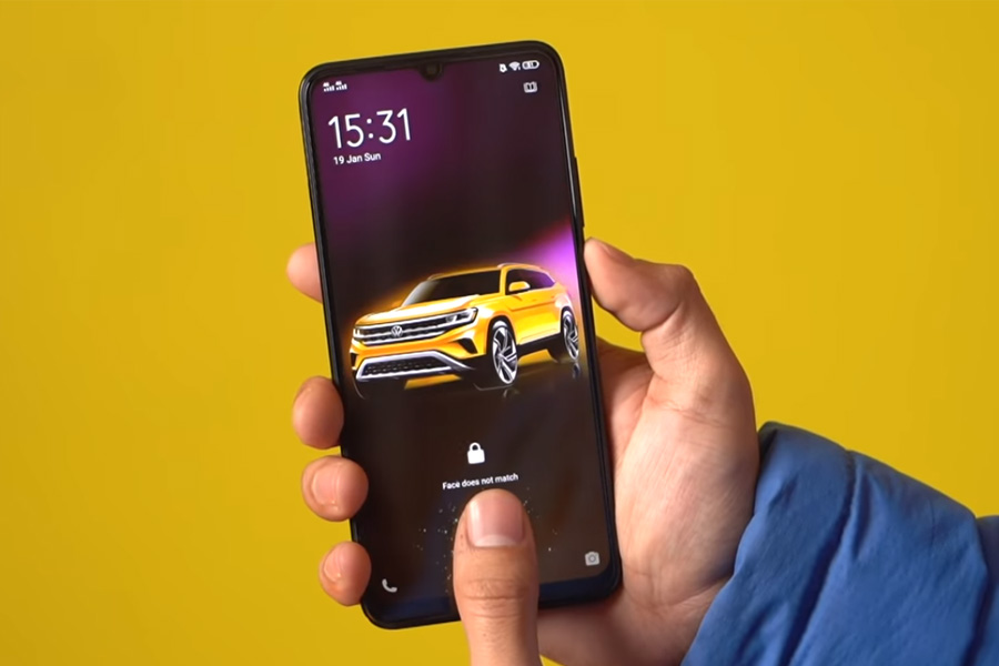 Vivo S1 Pro - Optical fingerprint unlock